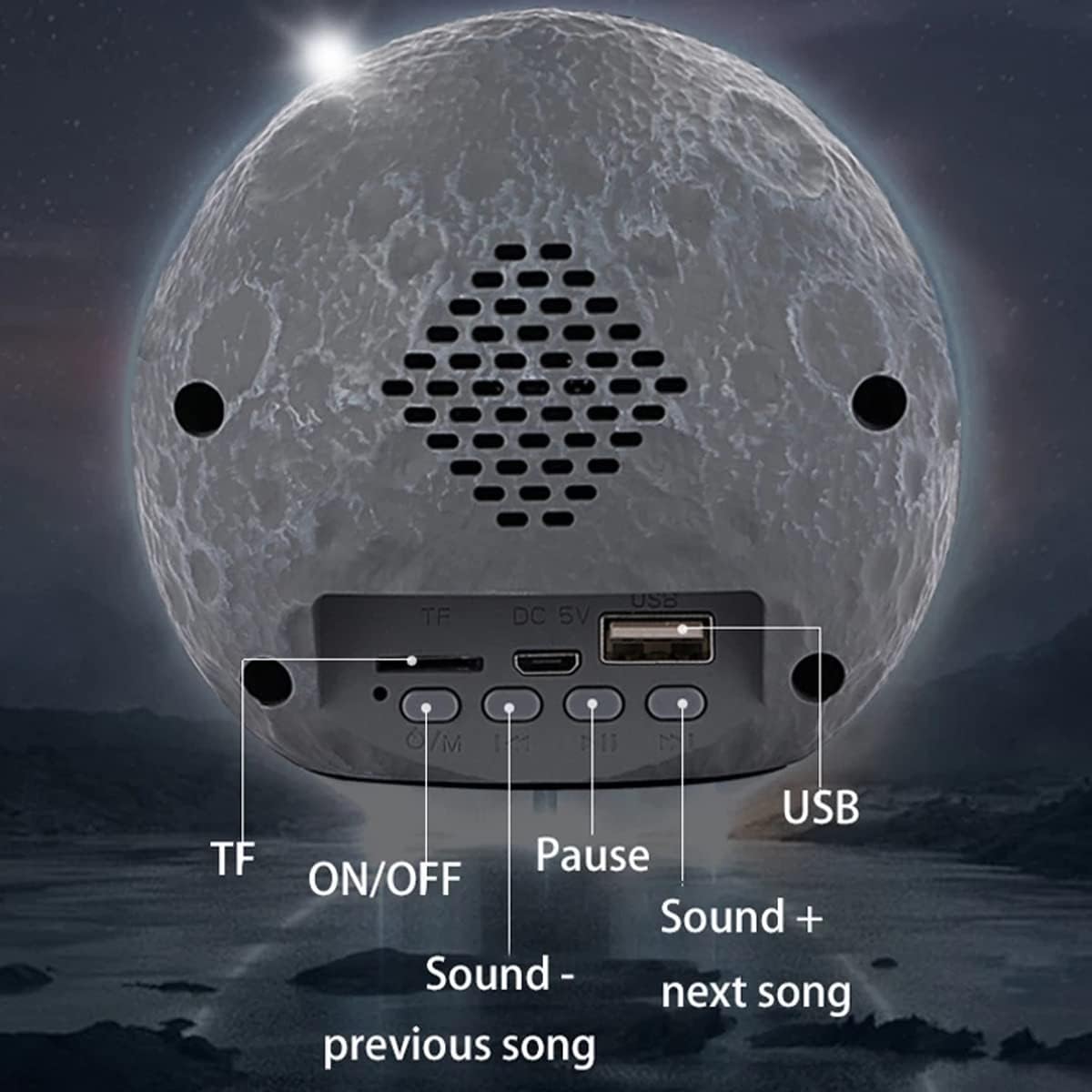 Fashionable Personality Levitation Astronaut Bluetooth Speaker