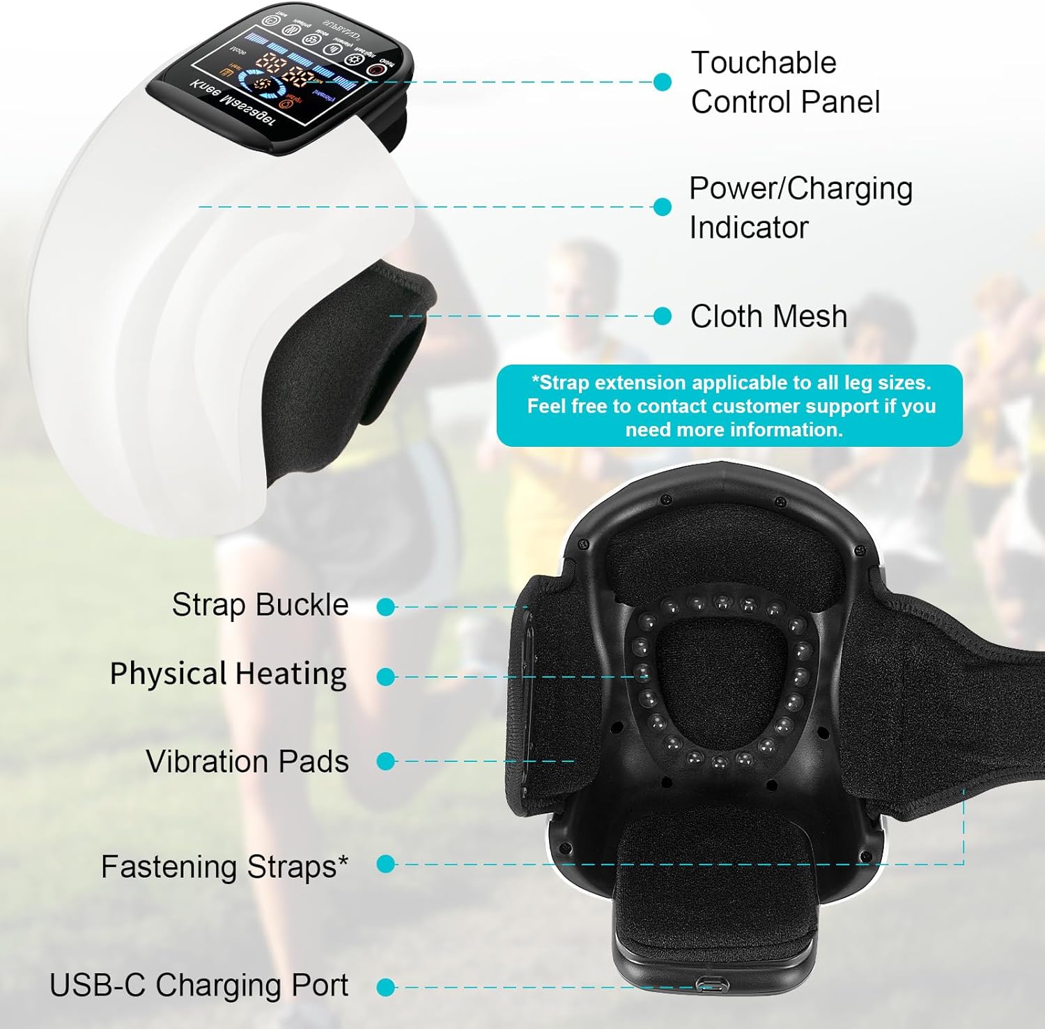 SUPBAND Electric Heating Knee Massager