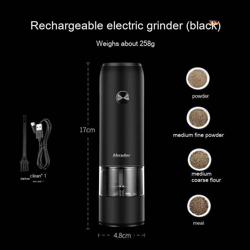 Rechargeable Electric Pepper And Salt Grinder