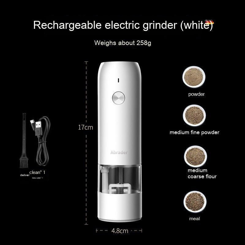 Rechargeable Electric Pepper And Salt Grinder